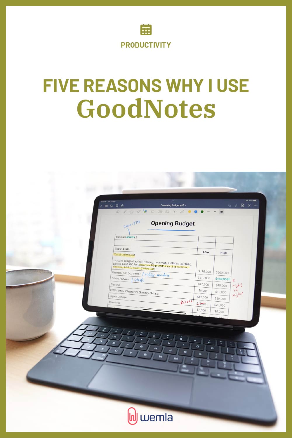 Five Reasons Why I Use GoodNotes